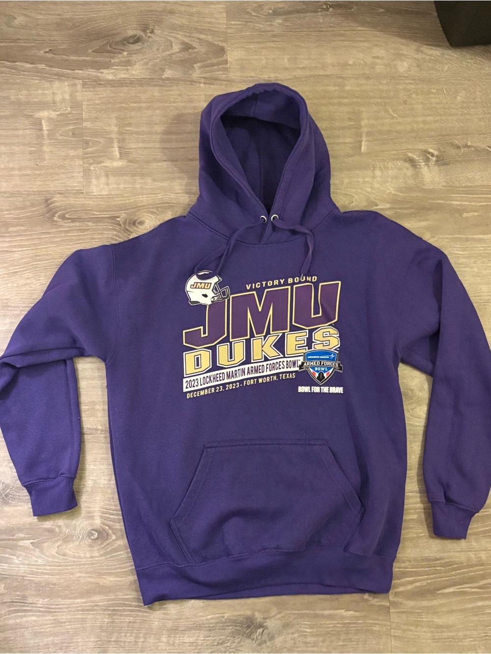 JMU Dukes Purple Victory Bound Pullover Hoodie